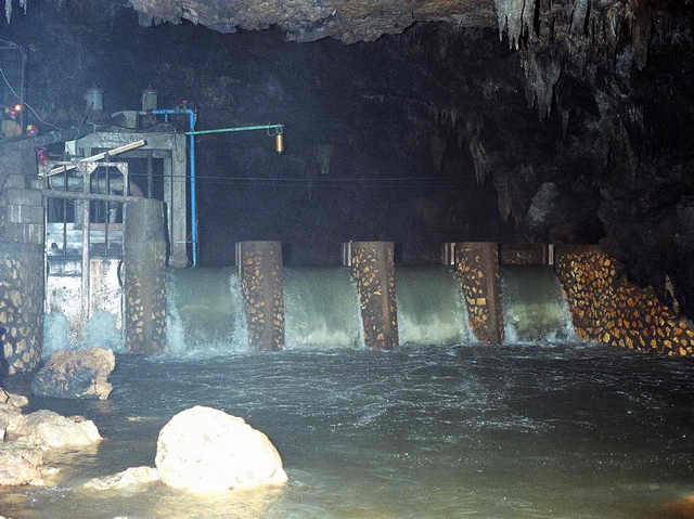 Bribin; Underground Water Dam Project.  First in the World